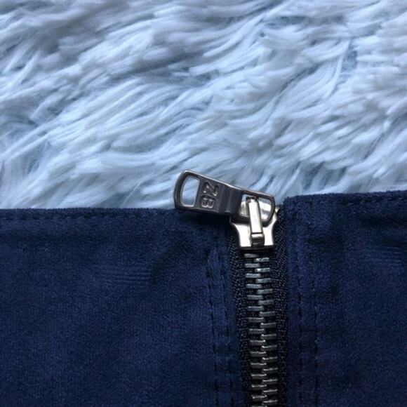 Zara black faux suede mini skirt - Picture 6 of 6